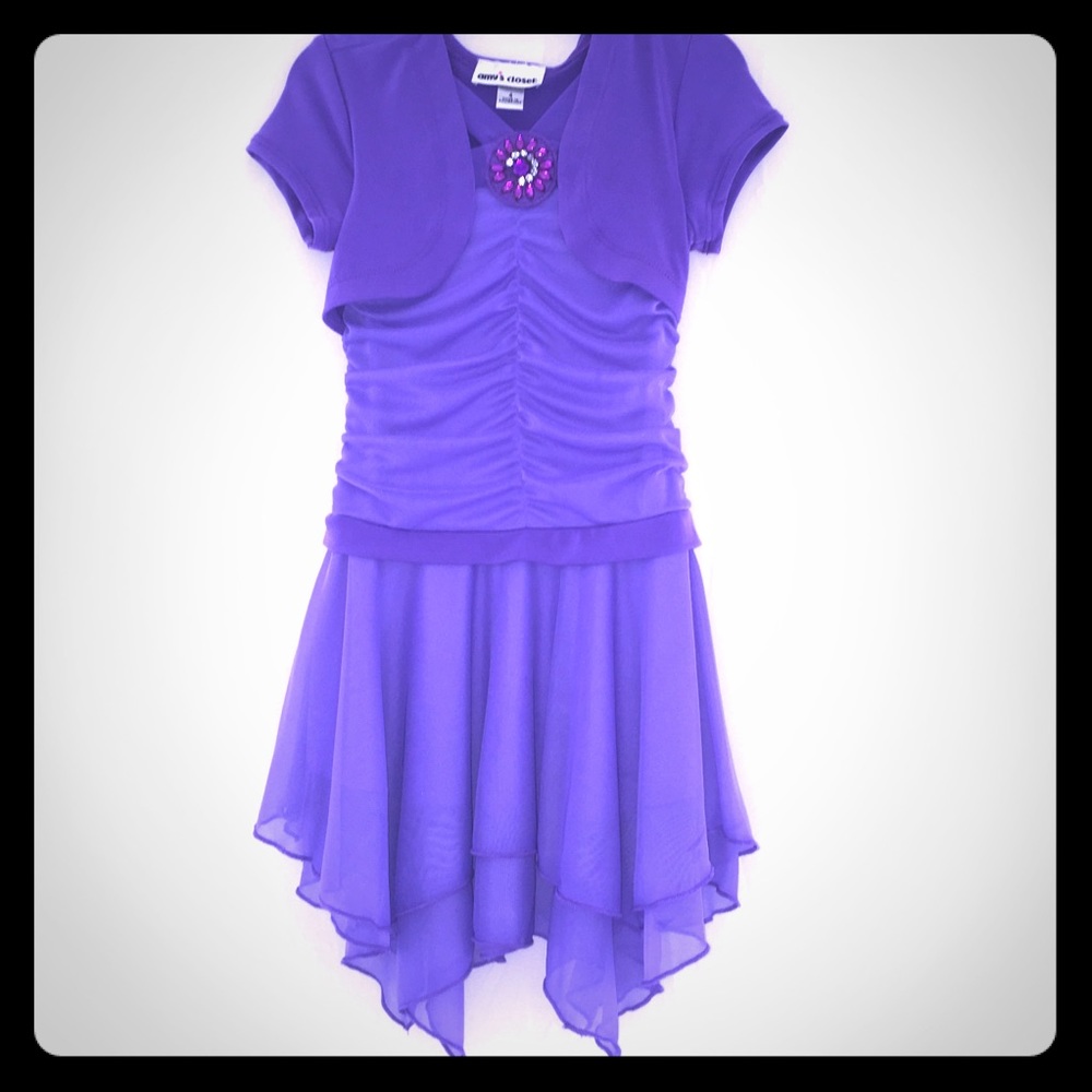 Girl’s Purple Dress